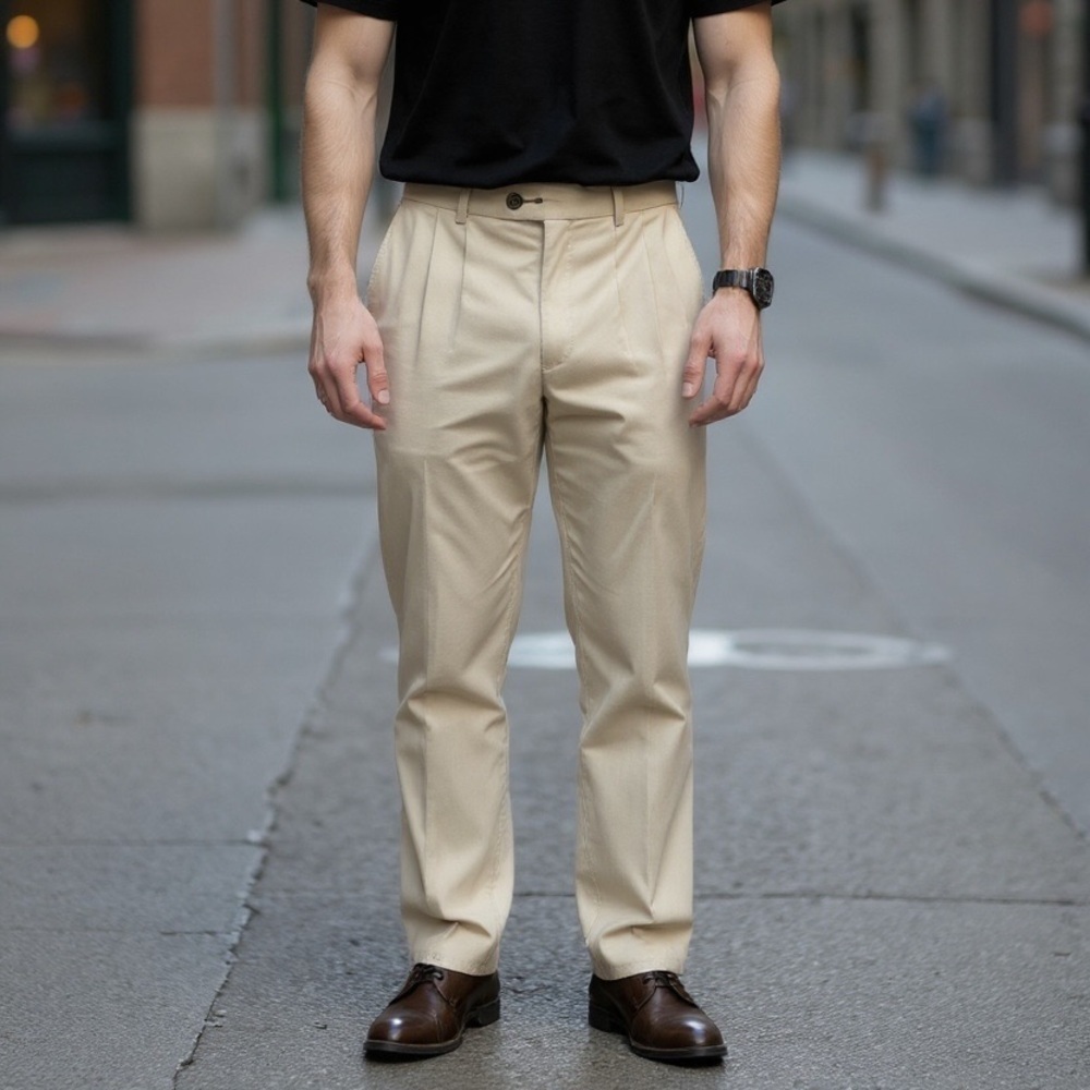 Ralph Lauren Straight Khaki Chinos - Cream - Picture 5 of 7
